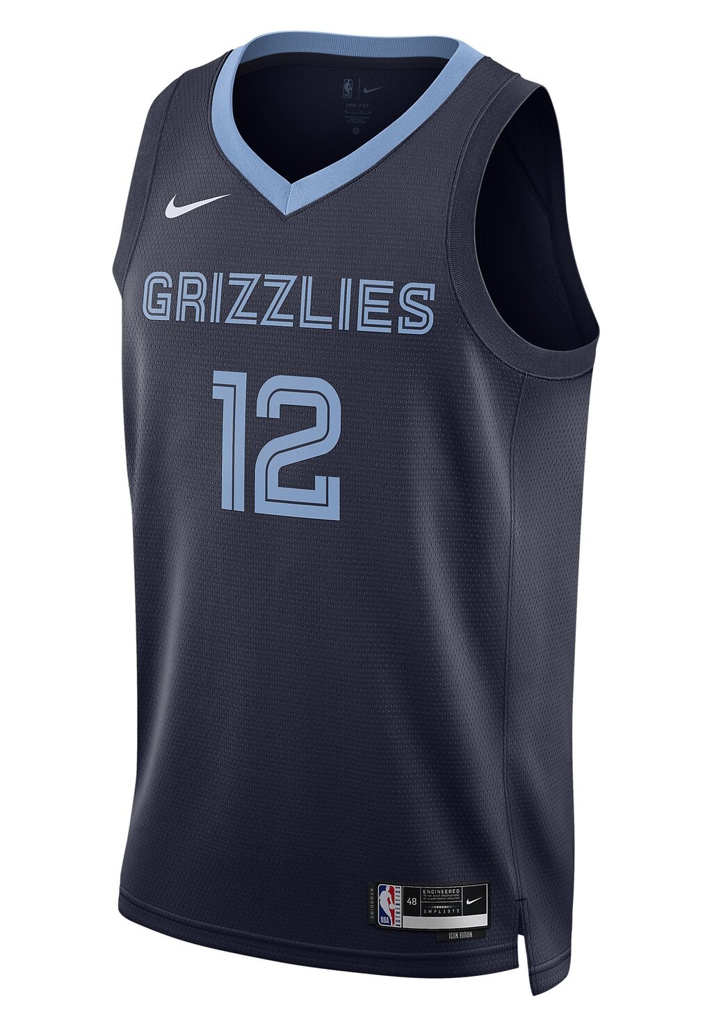 

Спортивная футболка Nike NBA MEMPHIS GRIZZLIES NBA DF SWINGMAN ICON, цвет College Navy/Morant Ja