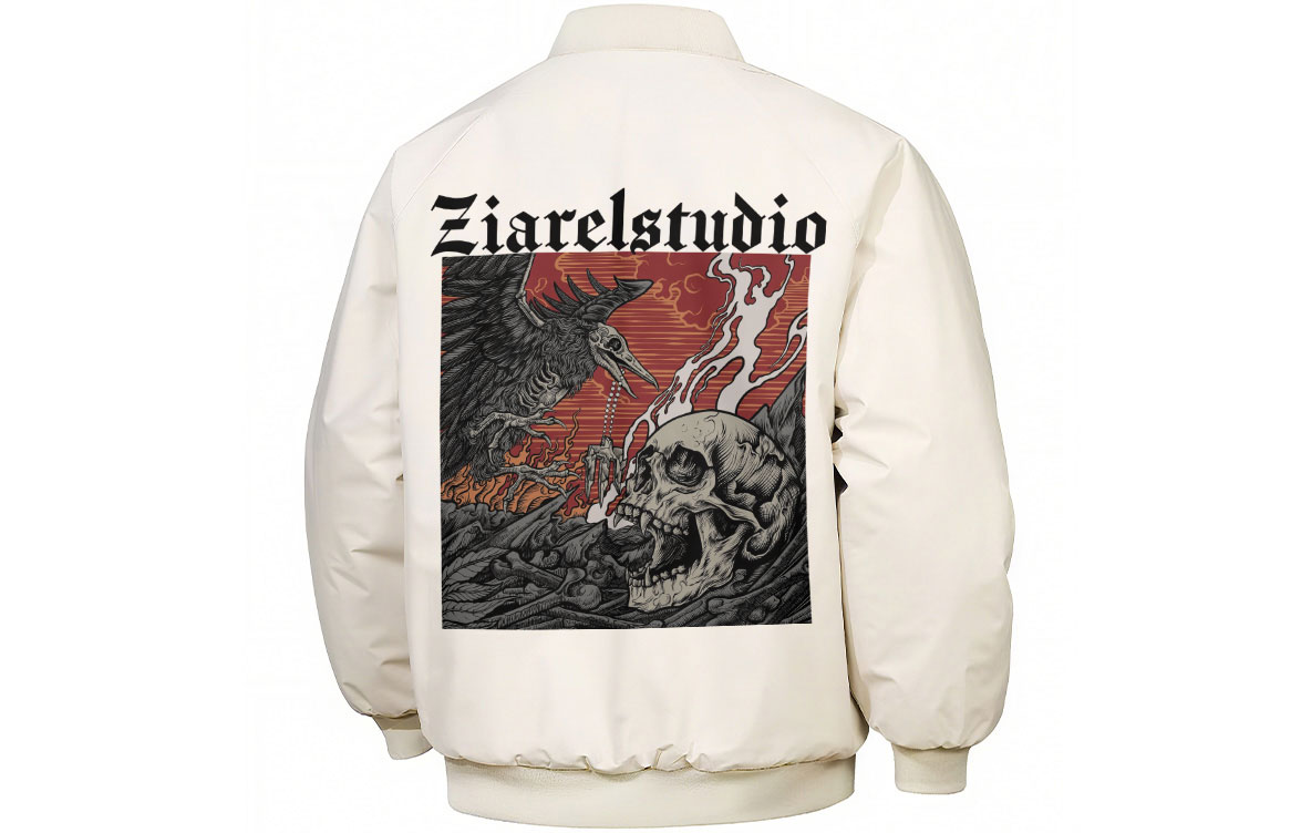 

Пуховик Unisex Baseball Collar Thickened ZIAREL, хаки