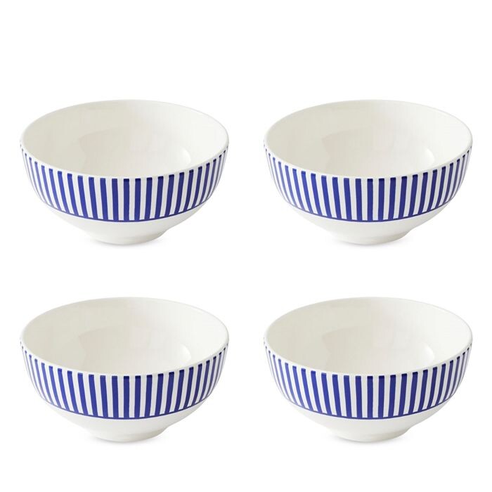 

Spode Blue, итальянские миски без оправы Steccato, набор из 4 шт, синий