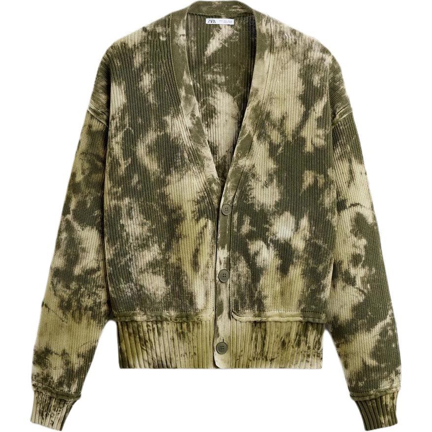 

ZARA Джемпер мужской зеленый