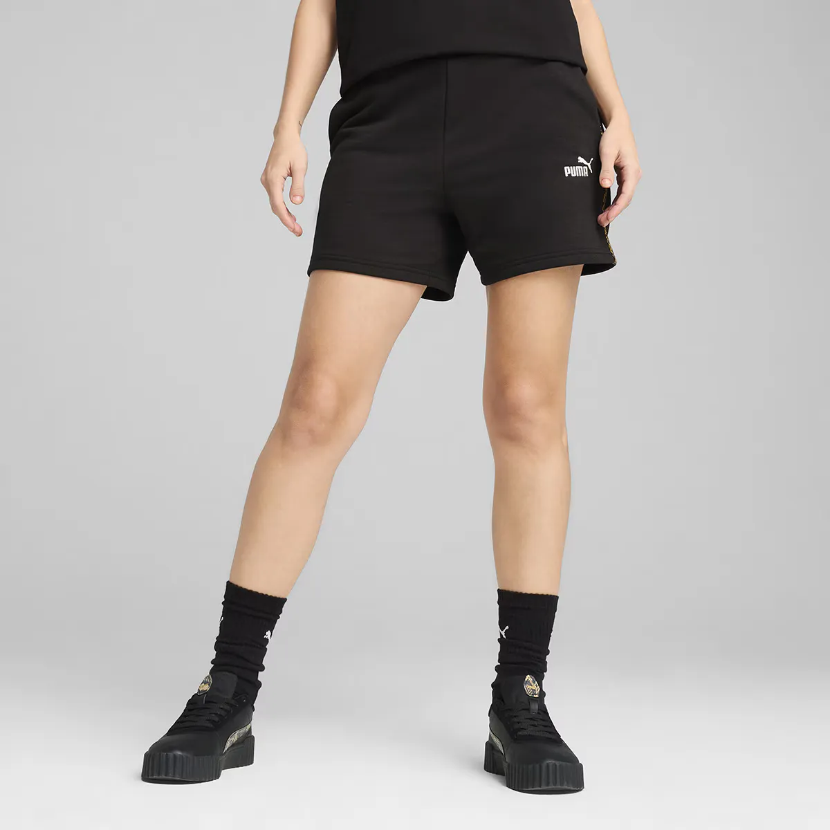 

Женские шорты Puma ESS GRAPHIC ANIMAL 5" TR, черный