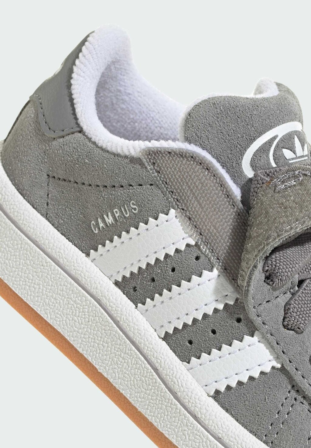 Кроссовки на шнуровке CAMPUS 00S COMFORT CLOSURE ELASTIC LACE KIDS adidas, серый — фото 3