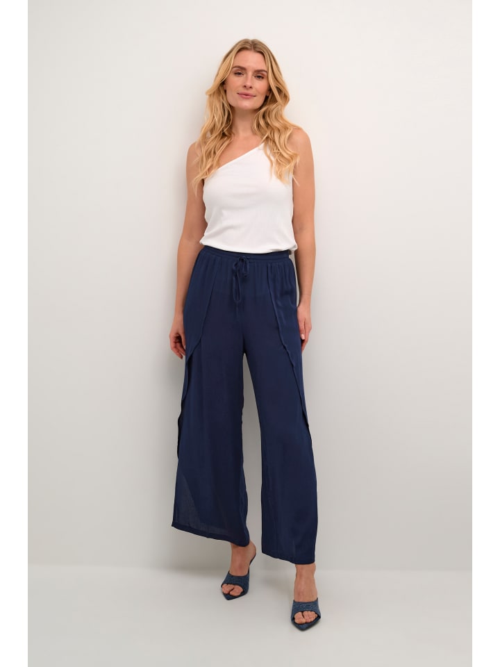 

Тканевые брюки Cream, темно-синий