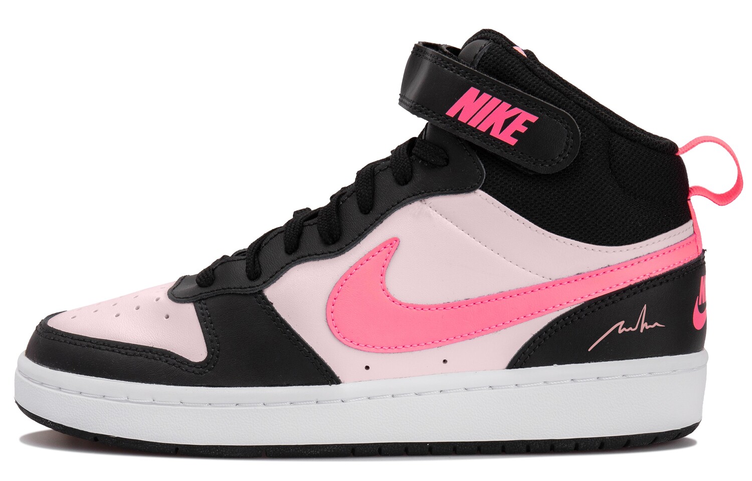 

Кроссовки Nike Skateboarding Shoes Women's Mid-top Black/white/pink, розовый