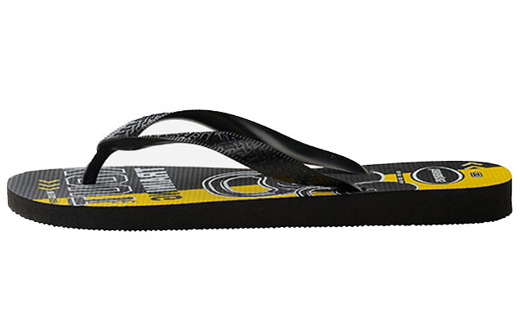 Спортивные мужские горки Top Athletic Slide черные/желтые Havaianas — фото 4