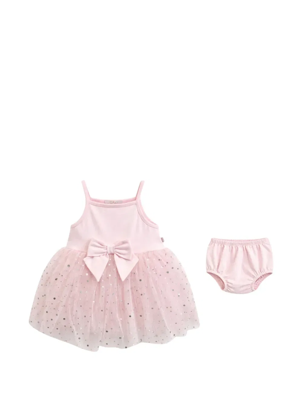 Комплект из двух платьев с бантом Cacharel Kids, розовый