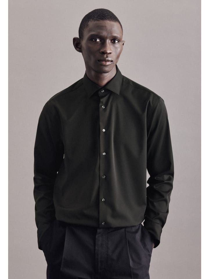 

Seidensticker Спортивная футболка стандартного размера, черная