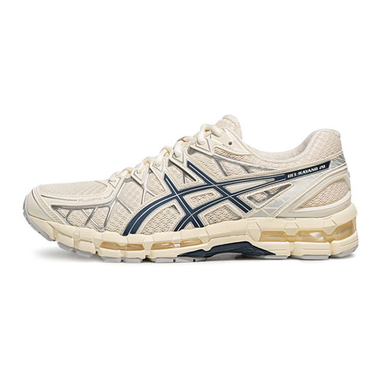 

Нескользящие низкие повседневные кроссовки Gel Kayano20, унисекс Asics, butter/синий