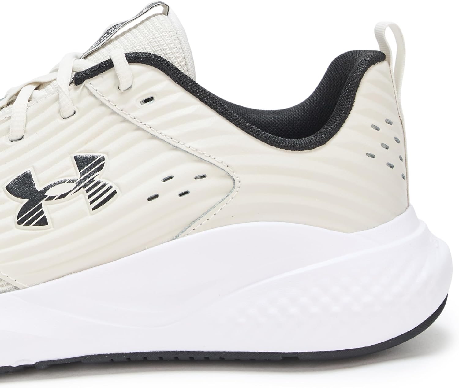 Кроссовки Under Armour Men's Charged Commit Trainer 4, (110) Summit White/White/Black — фото 4