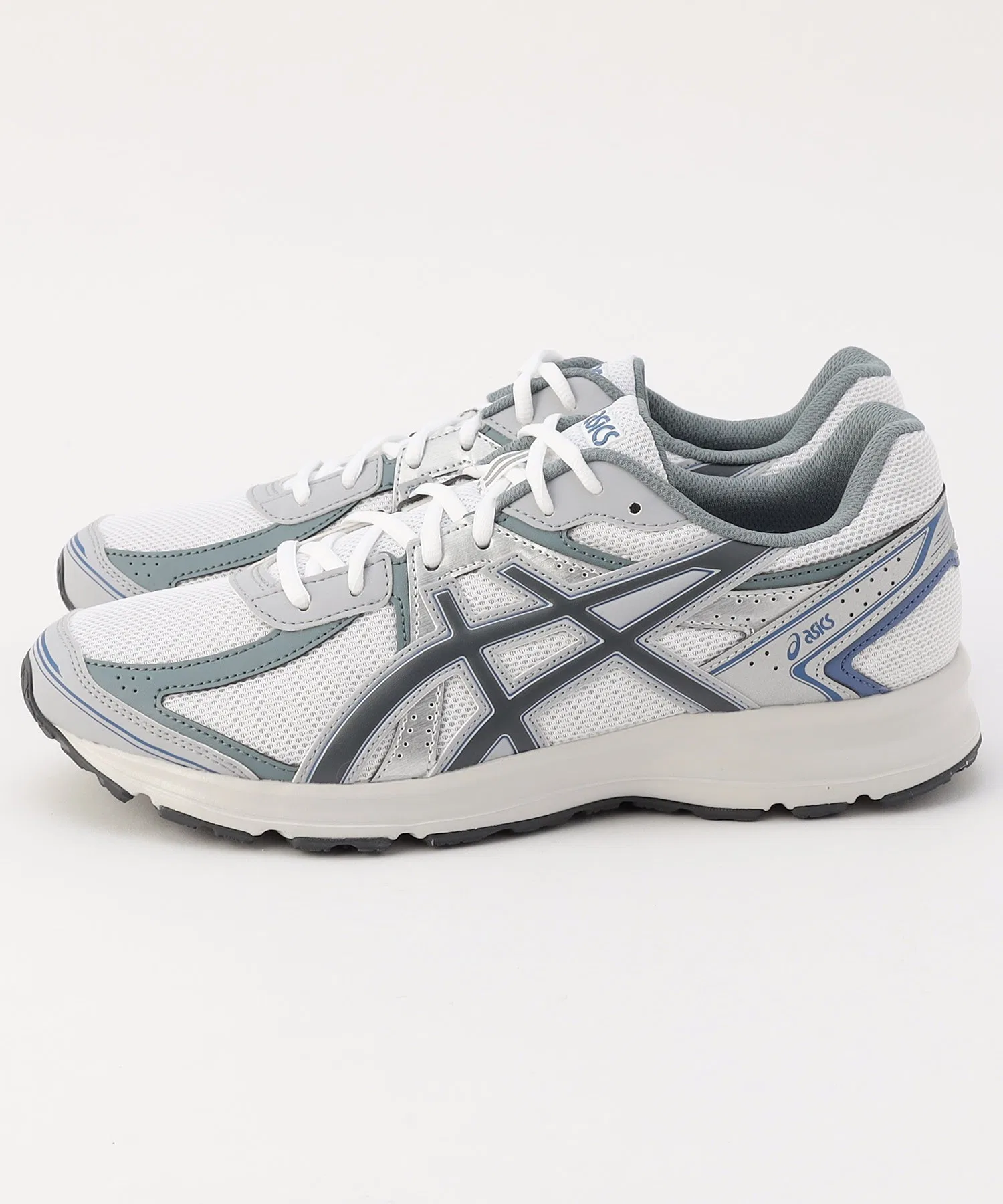 Мужские кроссовки ASICS JOG 100 S для бега тёмно-синие — фото 2
