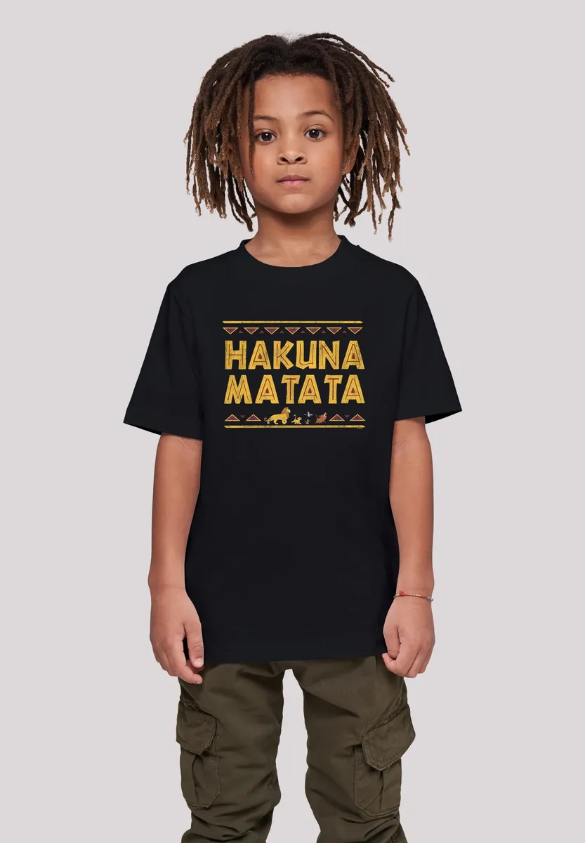 

Футболка F4NT4STIC "Disney King Lion King Hakuna Matata", унисекс для детей, товары премиум-класса, для мальчиков, для девочек, с принтом, черный