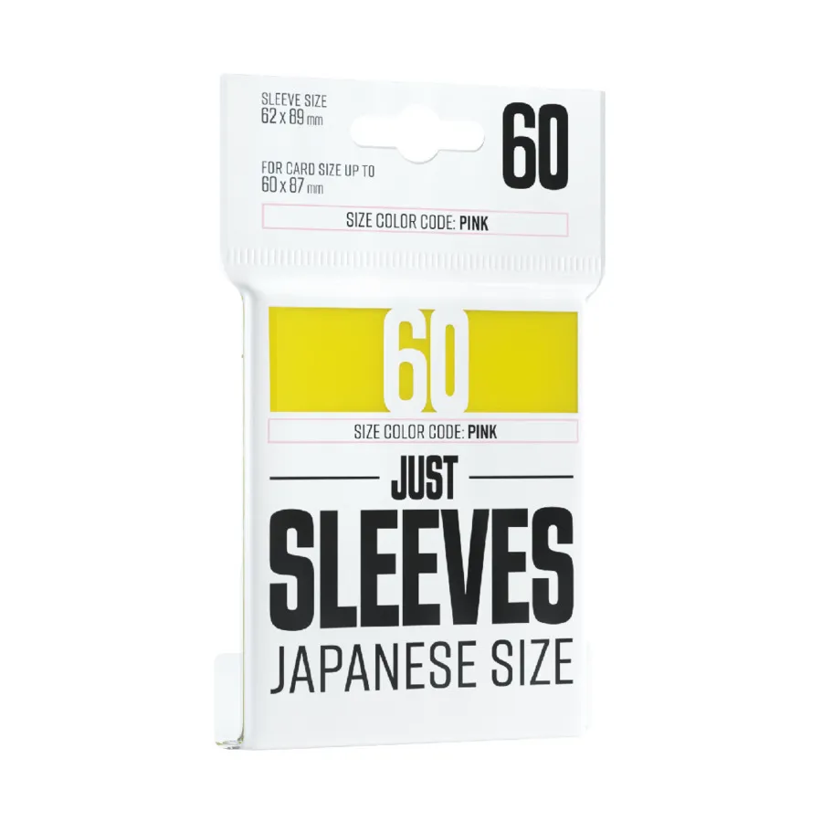 

62x89 мм, японский размер — желтый (60), Just Sleeves (Card Sleeves)