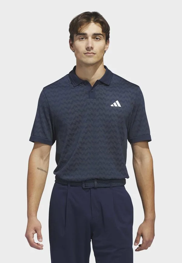 Бесшовная рубашка поло ultimate365 tour Adidas Golf, Collegiate Navy Sage