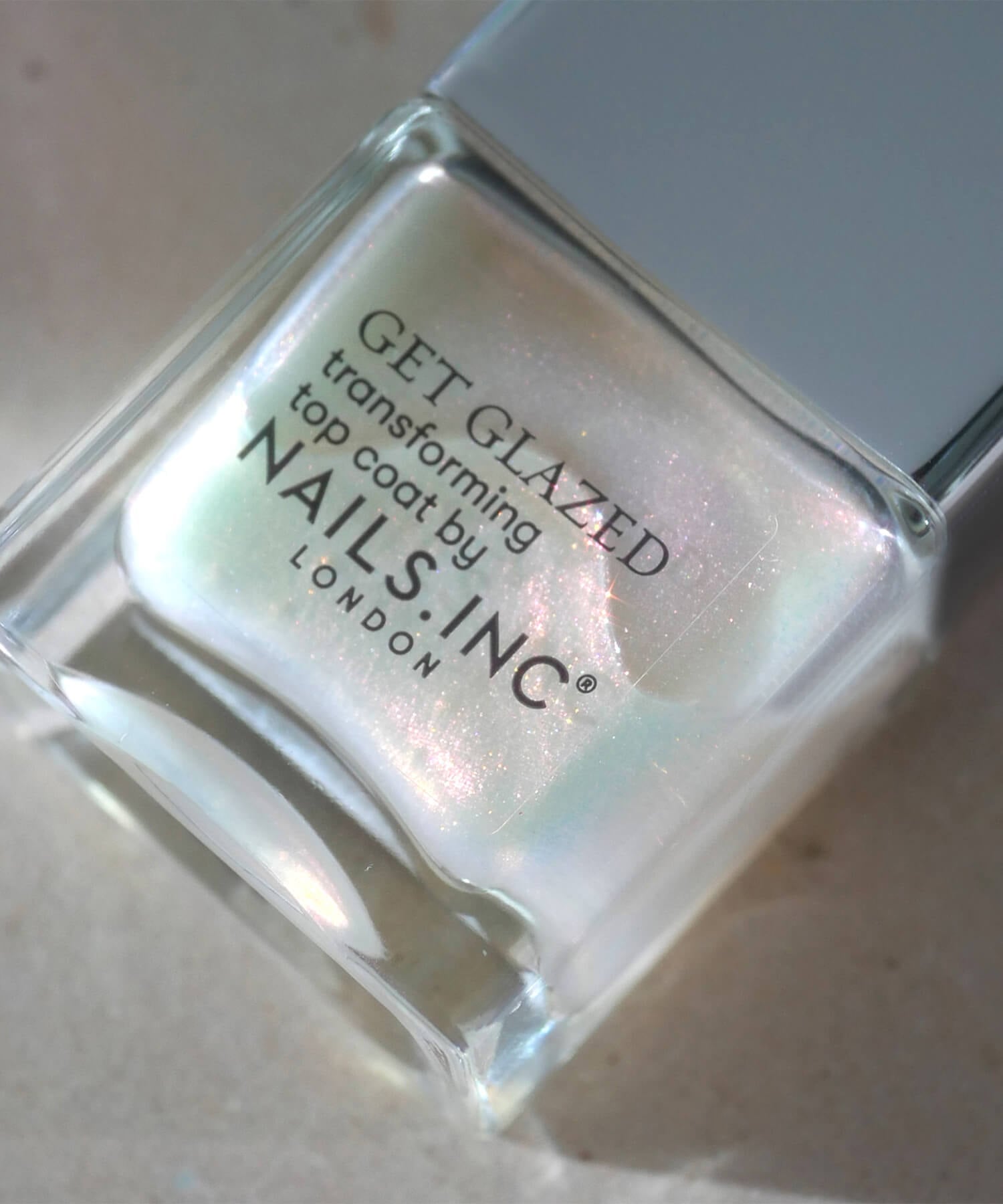 Лак для ногтей с шиммером Nails Inc, Clear — фото 4