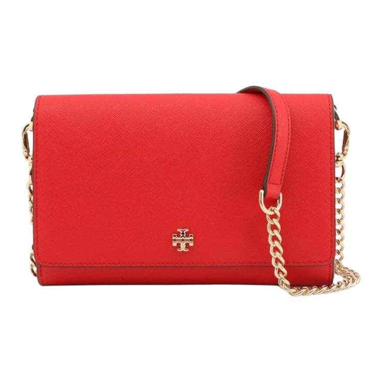 

Сумка через плечо Emerson из коровьей кожи красная TORY BURCH