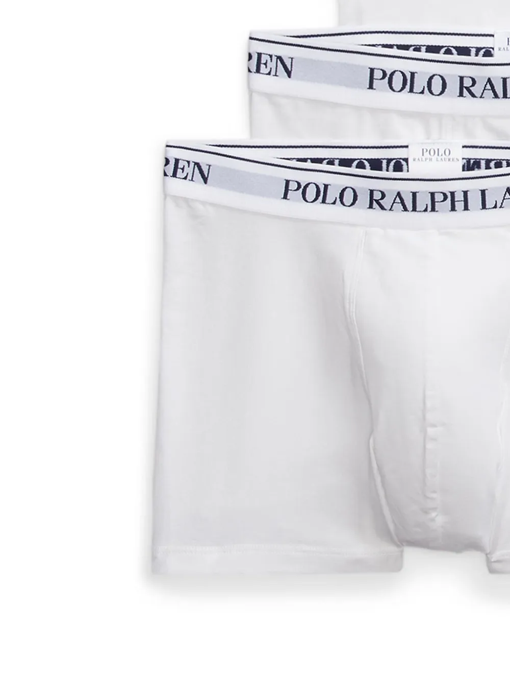 Комплект из пяти боксеров с логотипом POLO RALPH LAUREN, белый — фото 2