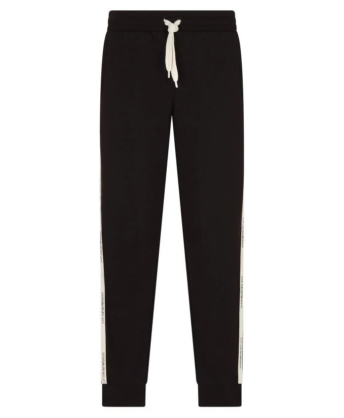 

Спортивные брюки из хлопковой смеси серии Logo Emporio Armani Ea7, черный