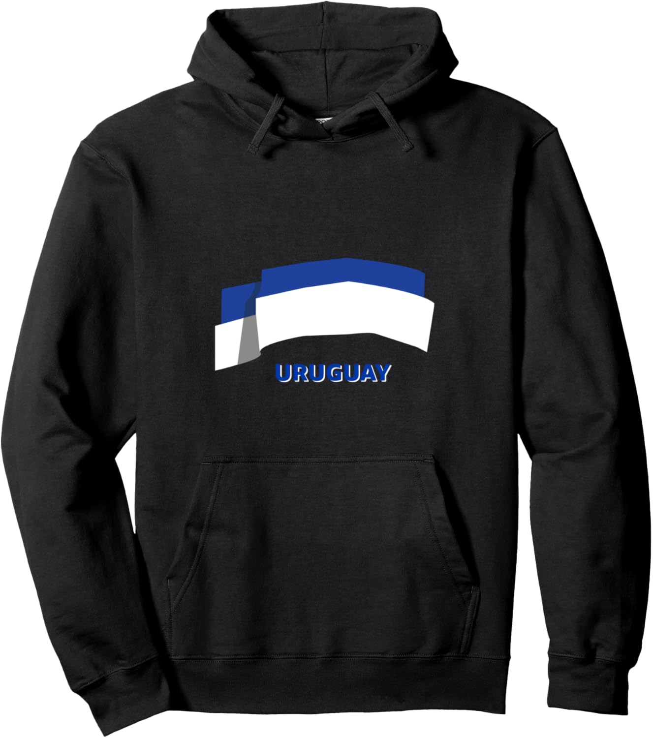 

Худи с флагом Уругвая Uruguay, черный