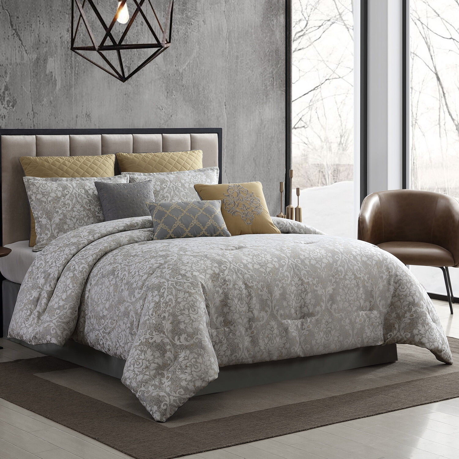 

Комплект постельного белья Riverbrook Home, 9 предметов