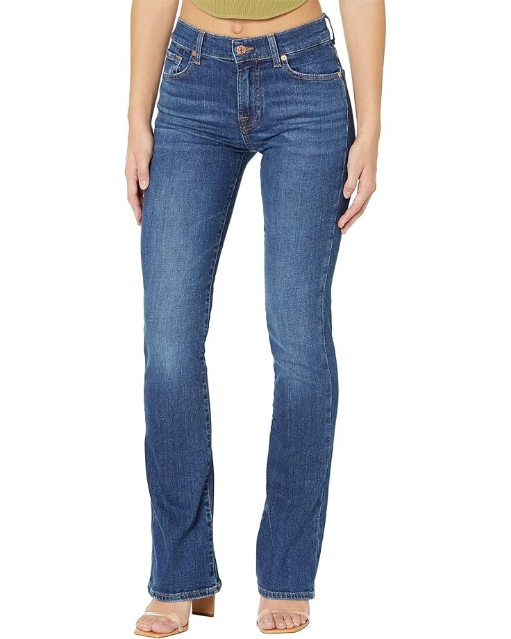 

Джинсы 7 For All Mankind Slim Illusion Bootcut in Highline, цвет Highline
