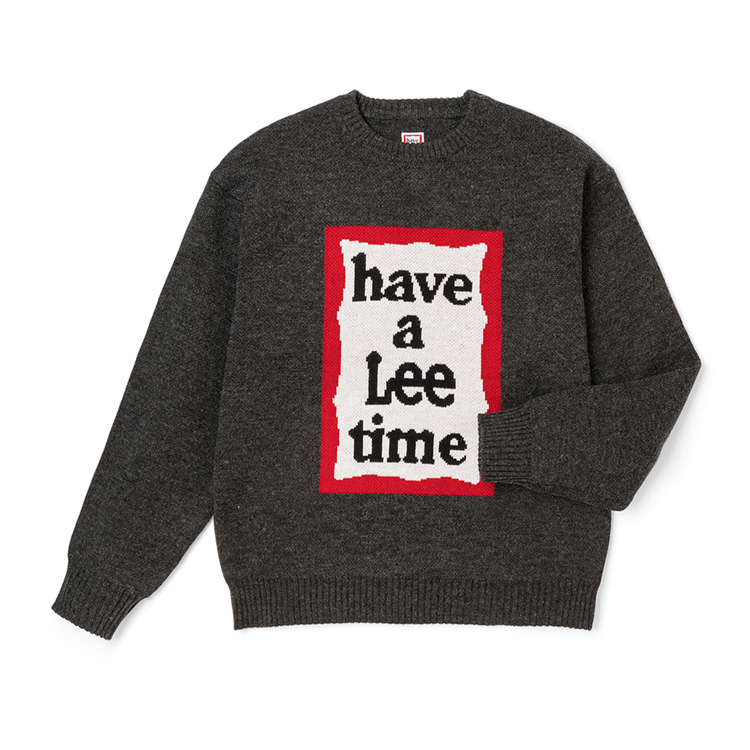 

Have A Good Time вязаный свитер унисекс iron gray Lee, серый