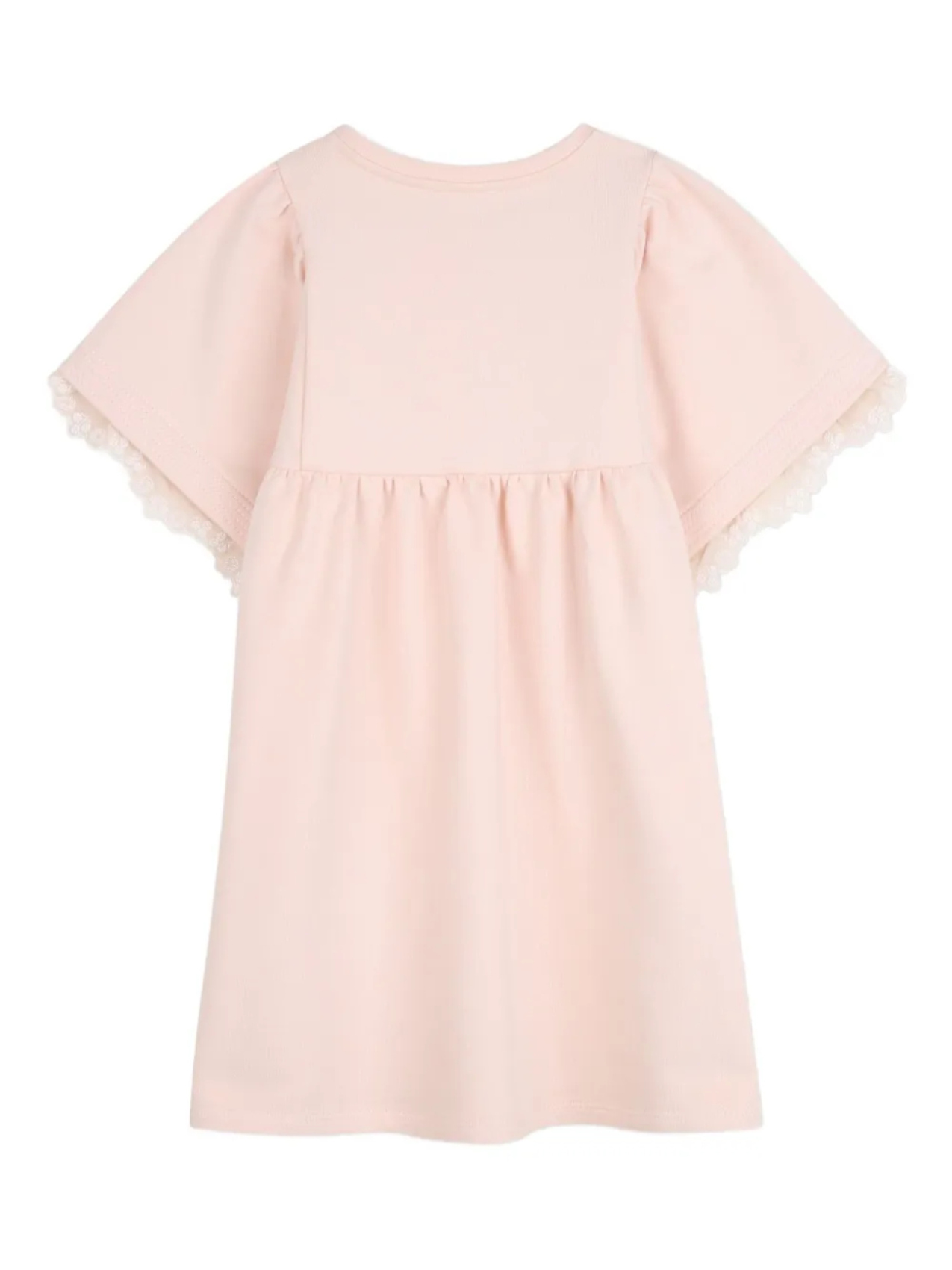 Платье из органического хлопка Chloé Kids, розовый — фото 2