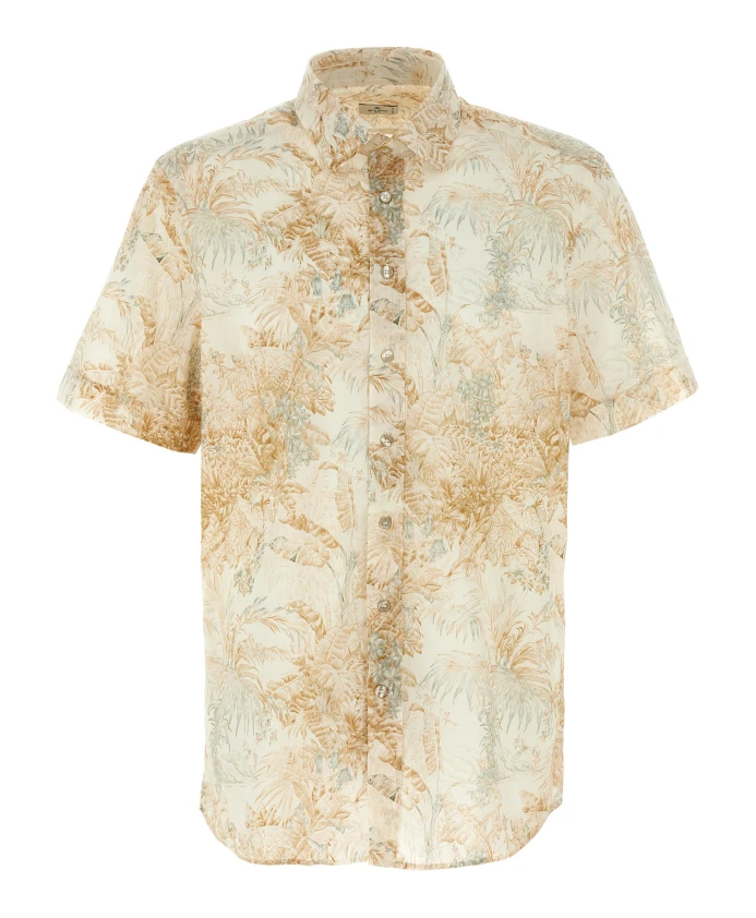 

Рубашка с цветочным принтом Etro, мультиколор