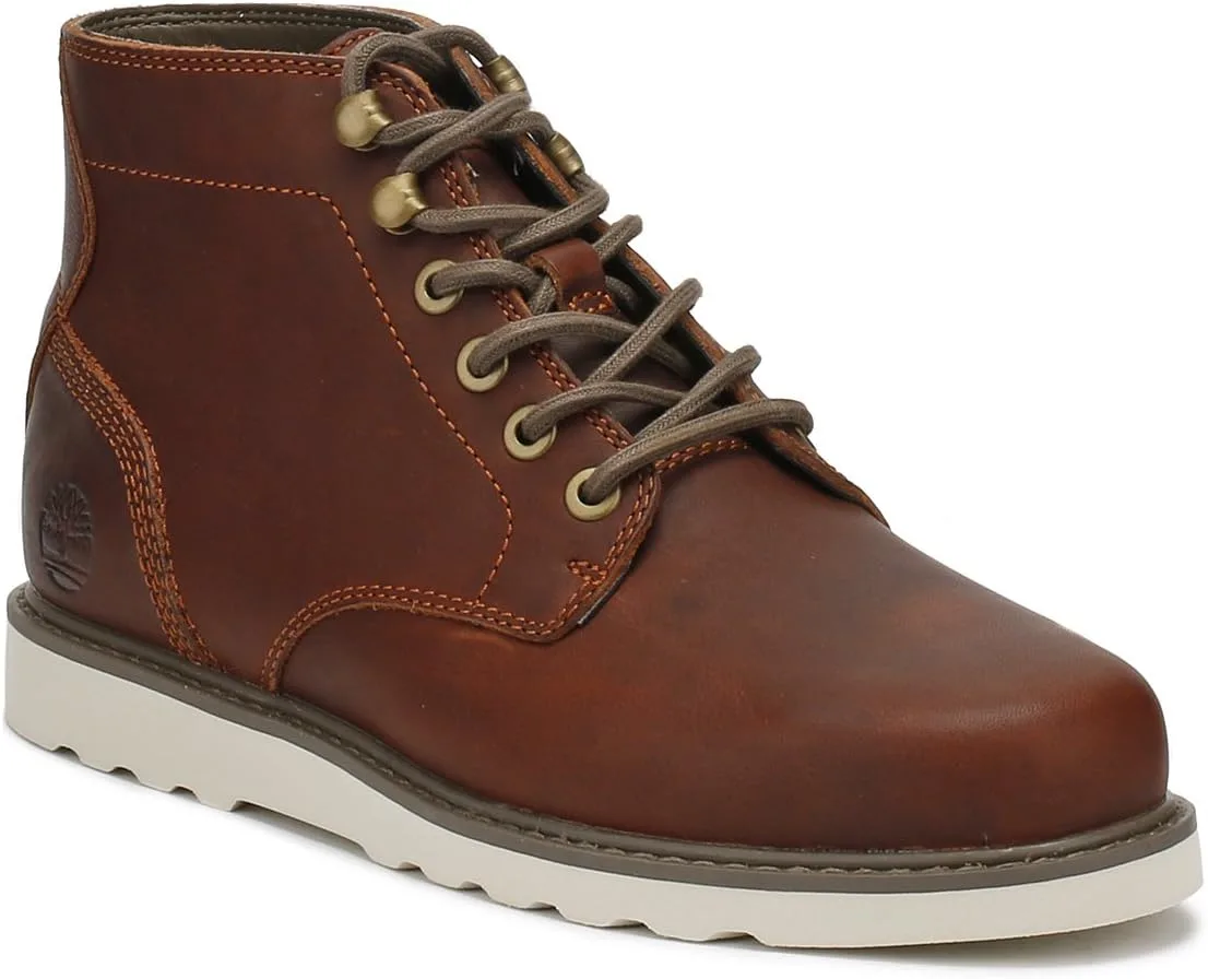 Мужские ботинки Timberland Newmarket Chukka, коричневый/мятный — фото 2