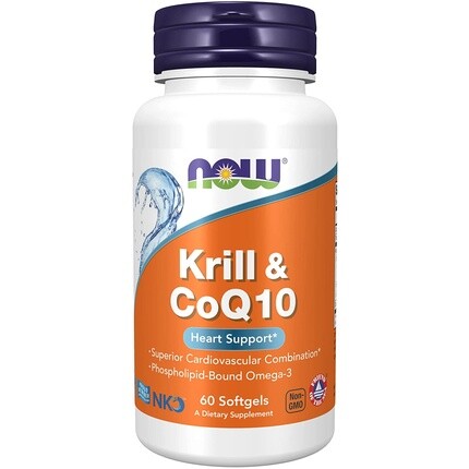 

Now Foods Криль и CoQ10, 60 мягких таблеток