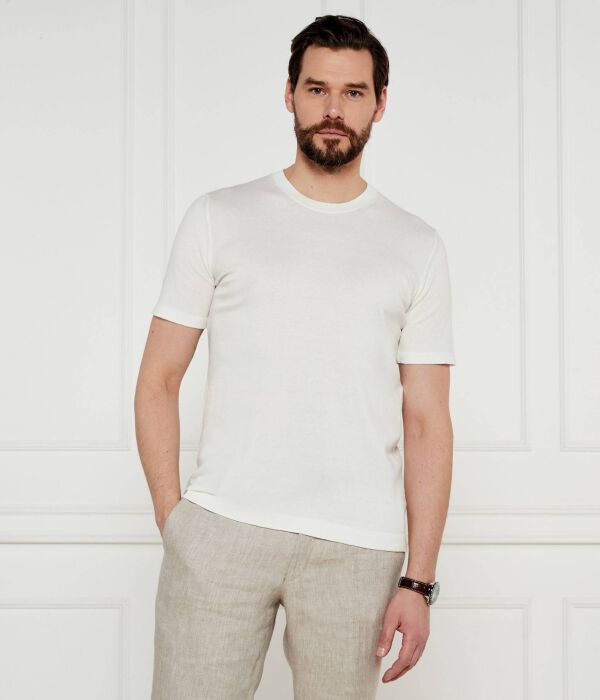 

Свитер Брайан Slim fit Oscar Jacobson, экрю