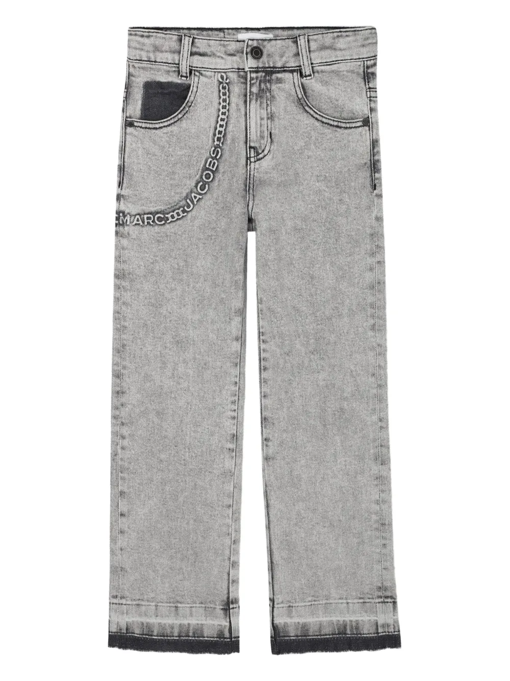 

Джинсы с логотипом Marc Jacobs Kids, серый