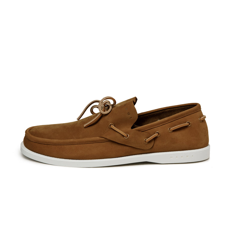 

Кроссовки moccasin Marni, коричневый