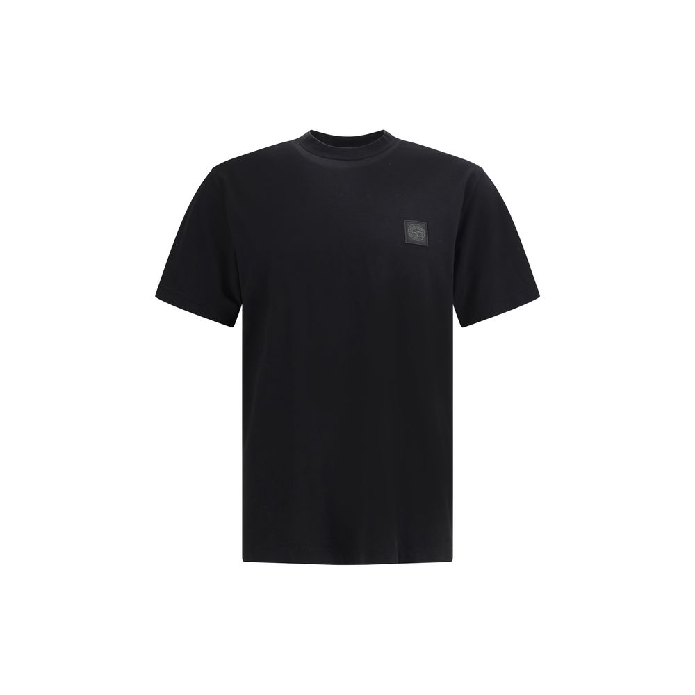 

Футболка с логотипом Stone Island, черный