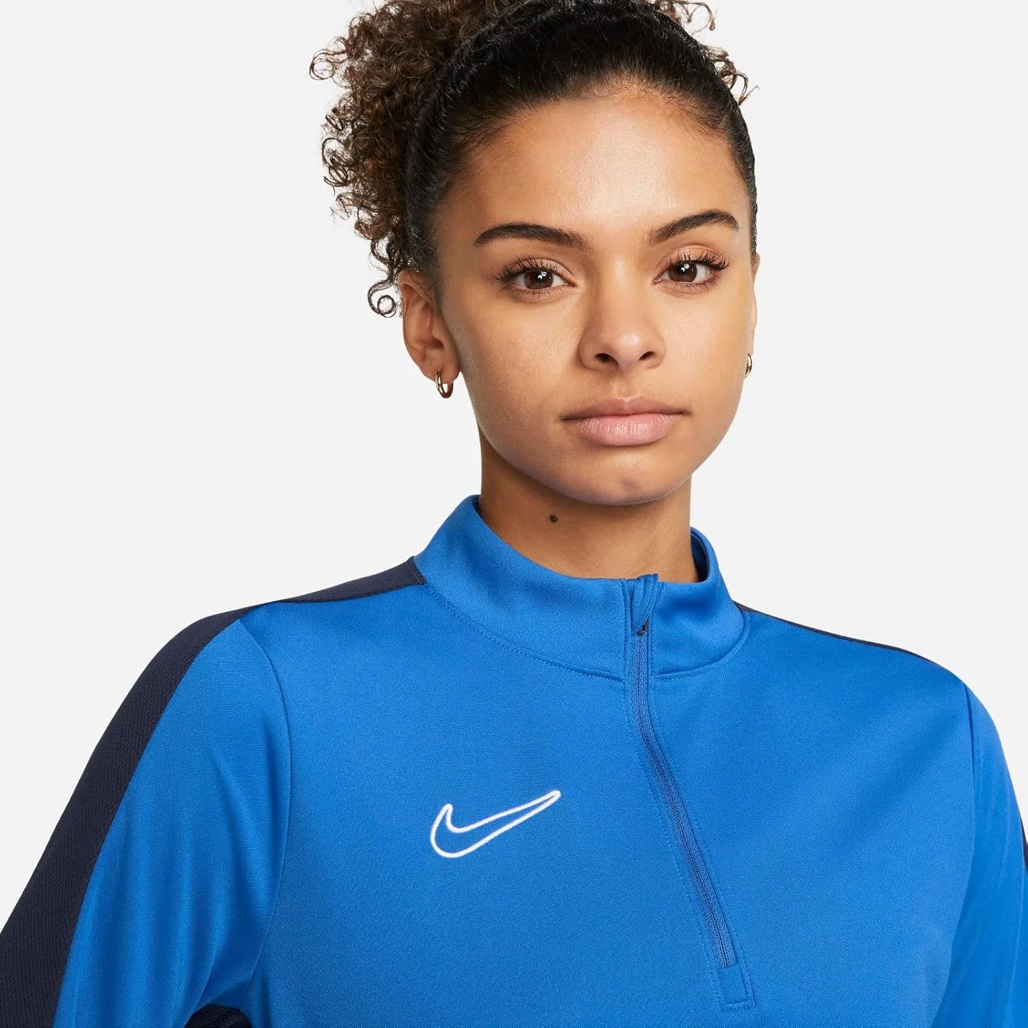 Топ для футбольных тренировок Nike, женский, Royal Blue/Obsidian/White — фото 4