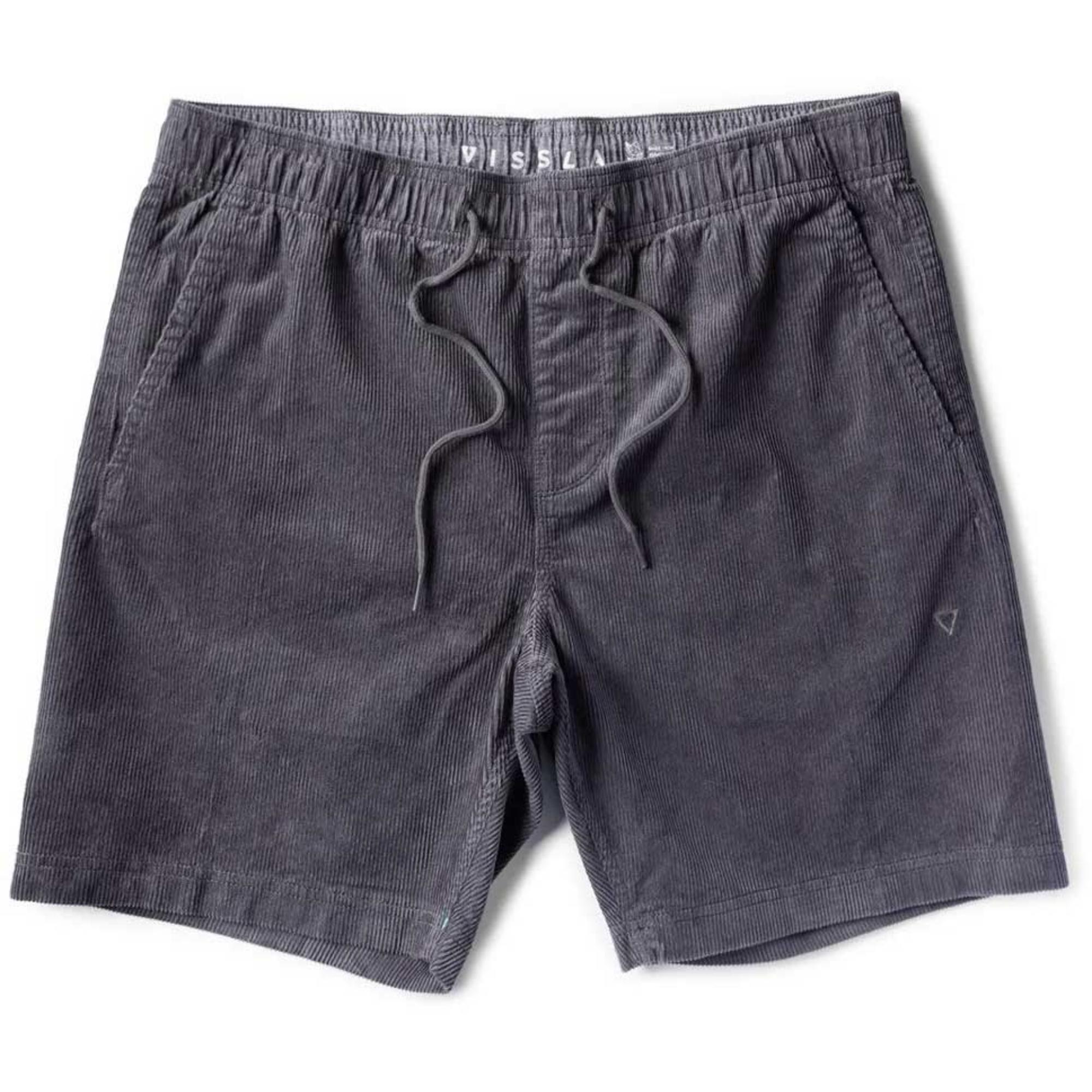 

Мужские шорты No See Ums Cord Eco 17" на эластичном шнуре. Vissla, Graphite