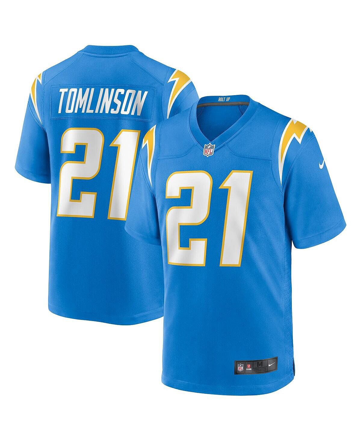

Мужская футболка LaDainian Tomlinson Powder Blue Los Angeles Chargers Game Retired Player Nike