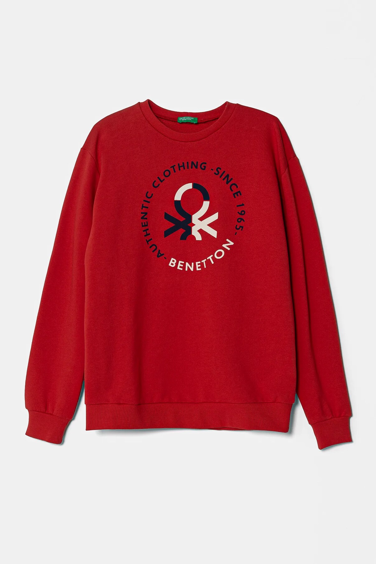 

Детская хлопковая толстовка United Colors Of Benetton, красный