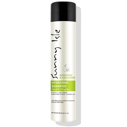 

Увлажняющий шампунь с авокадо и коллагеном, 383 мл, с биотином, ямайский черный. Sunny Isle