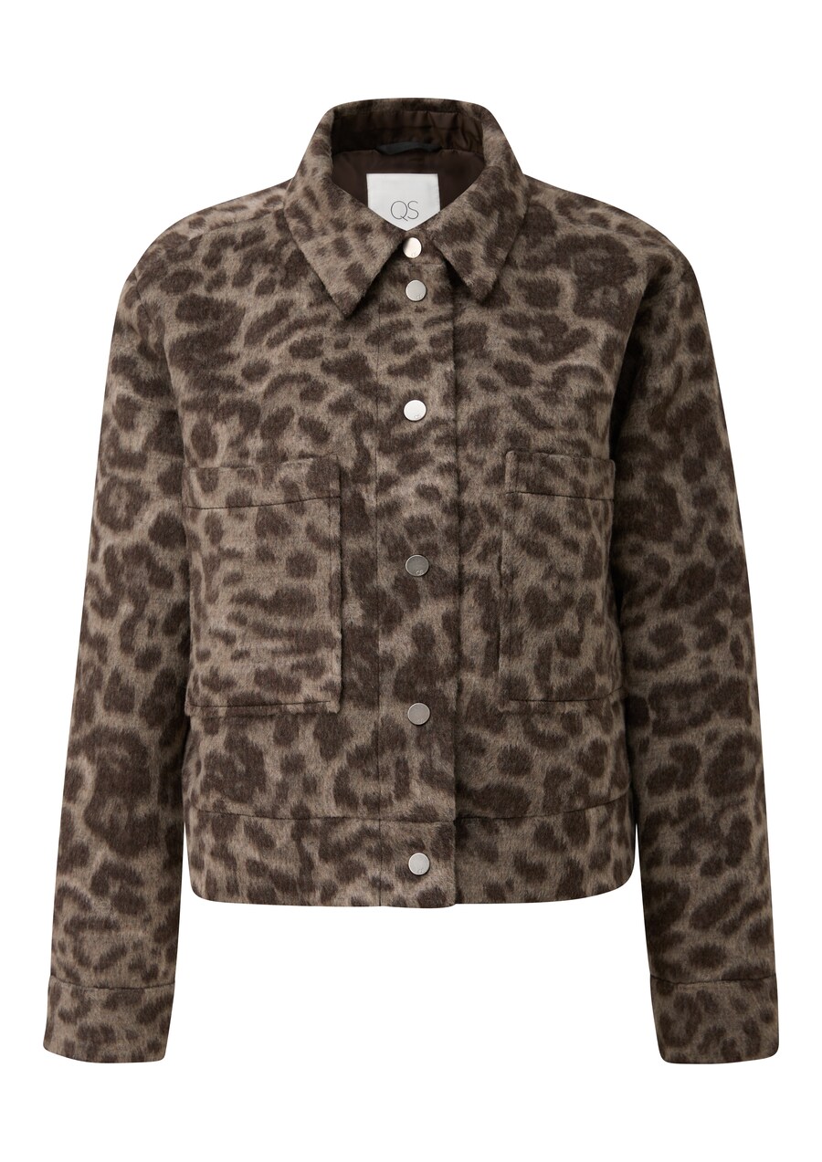 

Демисезонная куртка QS, Cappuccino/Dark brown