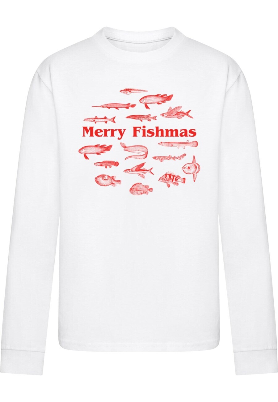 

Лонгслив ABSOLUTE CULT Shirt Christmas - Mery Fish, белый