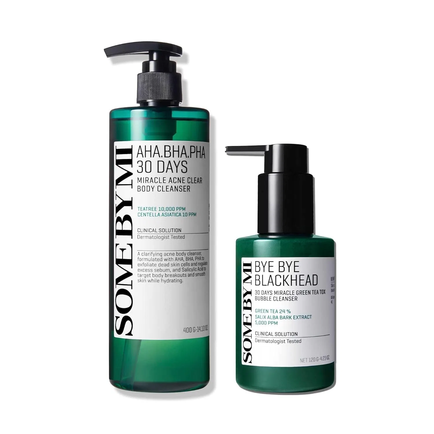 Набор для ухода SOME BY MI Body Cleanser & Green Tea Tox Bubble Cleanser Care Set Some By Mi
