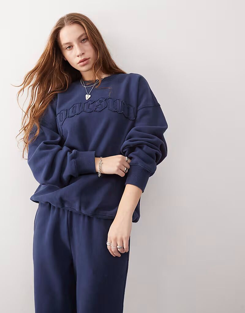 

Толстовка с надписью Pacsun темно-синего цвета - часть комплекта