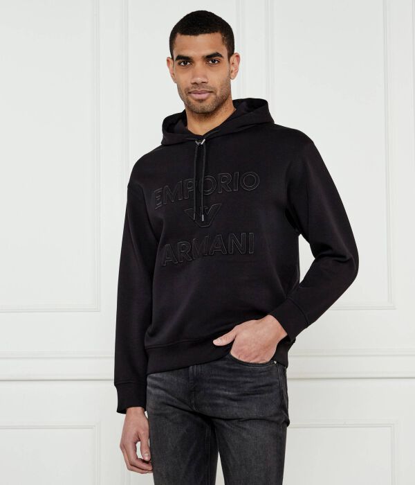 

Свитер Regular fit Emporio Armani, черный