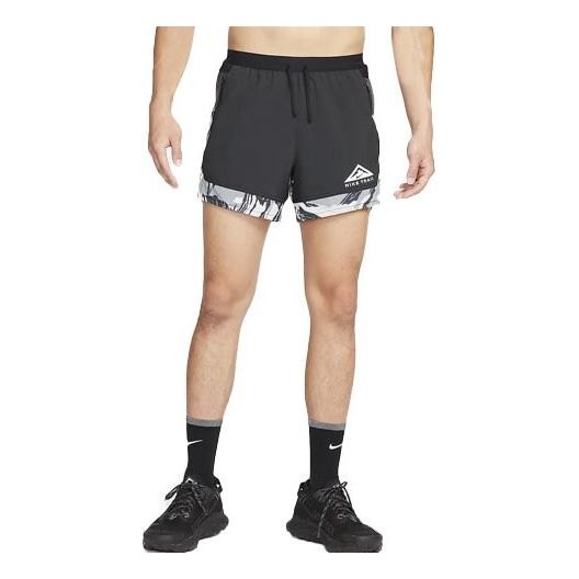 

Шорты Men's Nike Dri-FIT Flex Trail Running Sports Black Shorts DM4653-010
