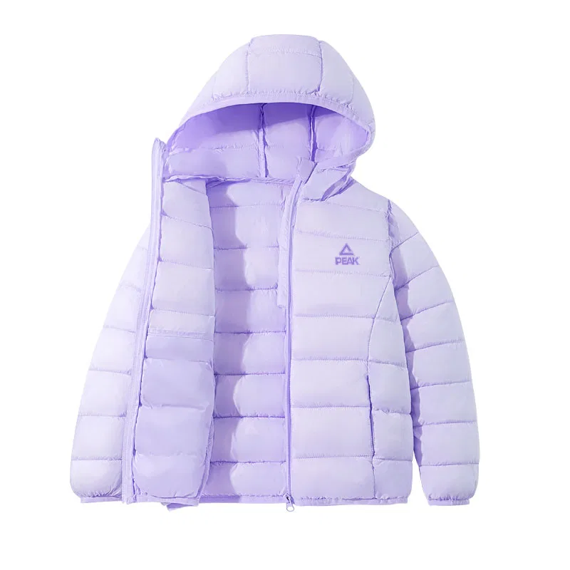 Детская куртка-пуховик с капюшоном PEAK Purple/PK Pure White Standard K