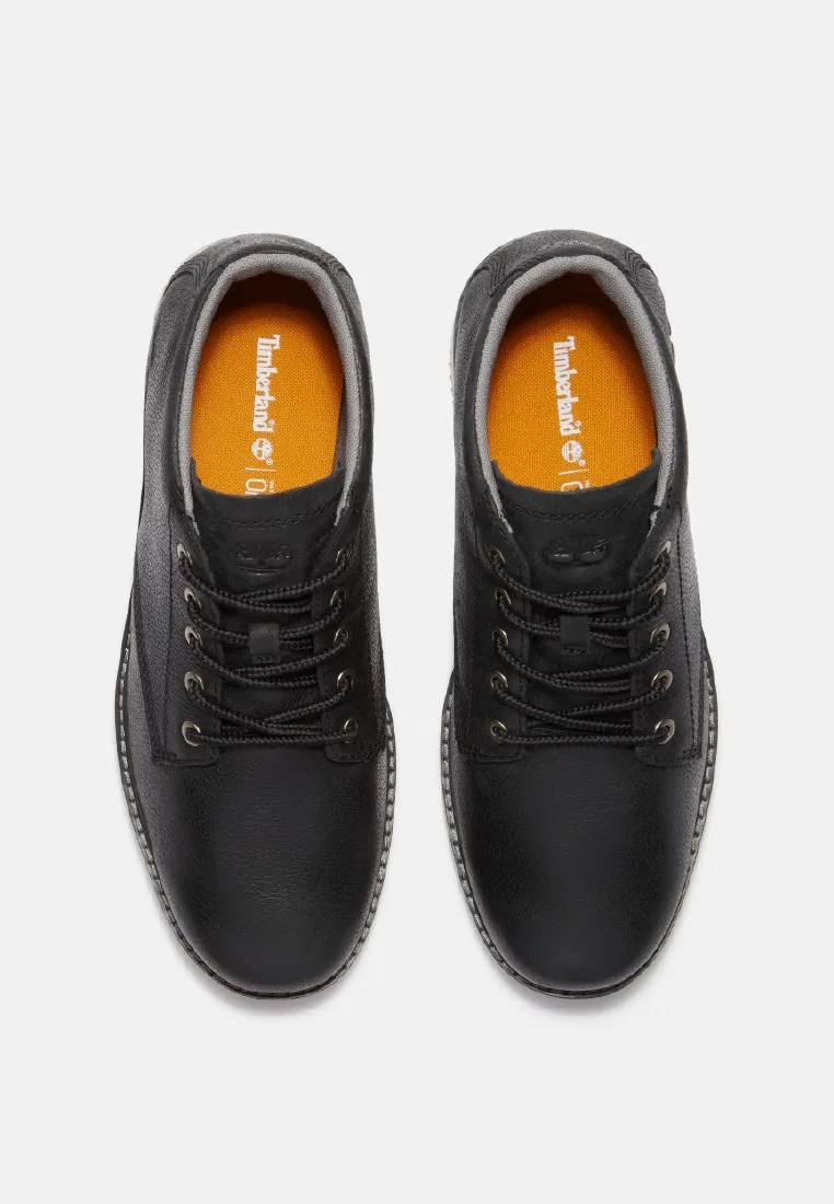 Мужские ботинки чакка, кожаные, Redwood Edge Mid Lace, коричневые Timberland — фото 2