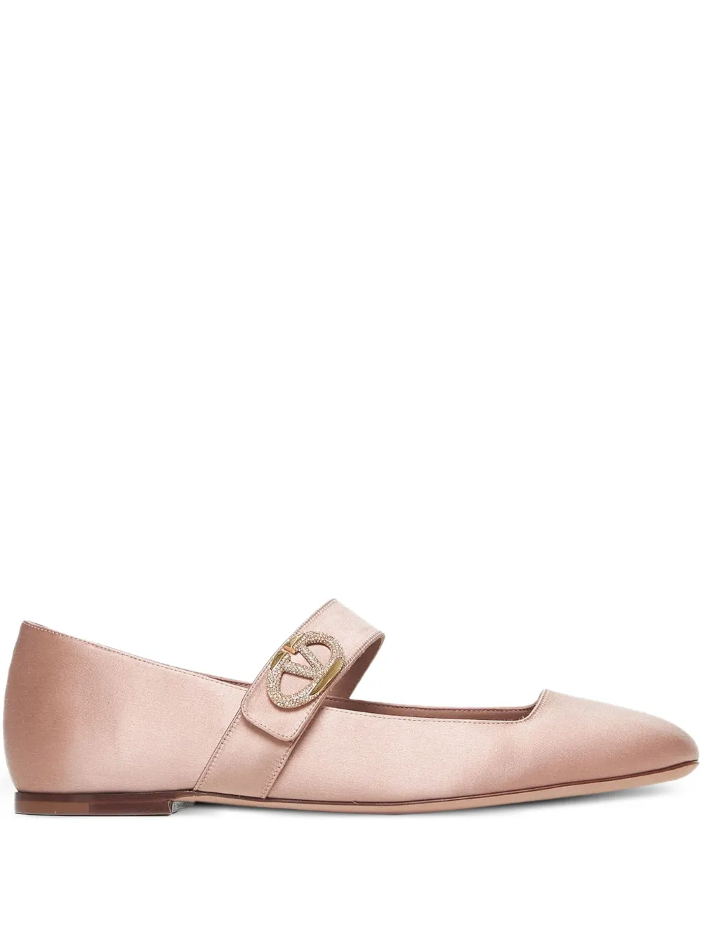 Балетки с логотипом VLogo Signature VALENTINO GARAVANI, розовый