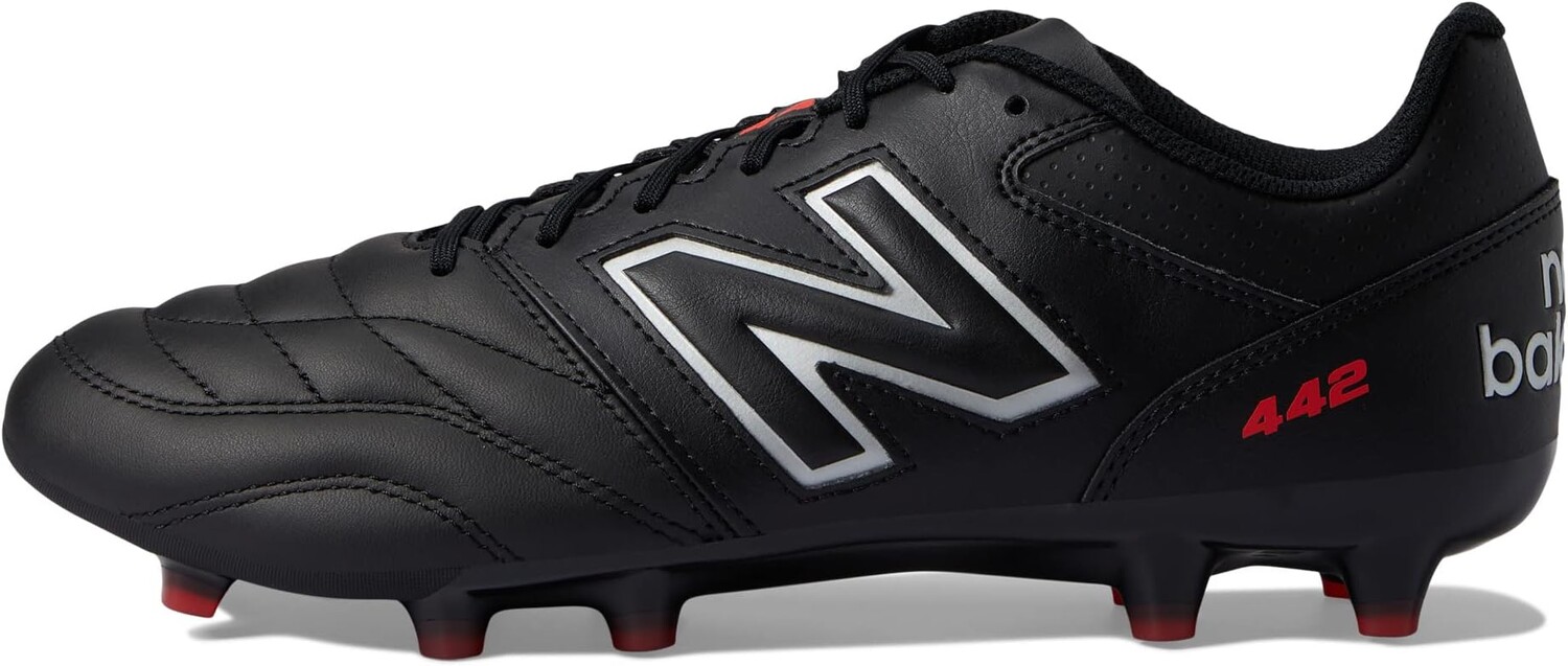 Бутсы 442 V2 Team FG New Balance, цвет Black/White — фото 4