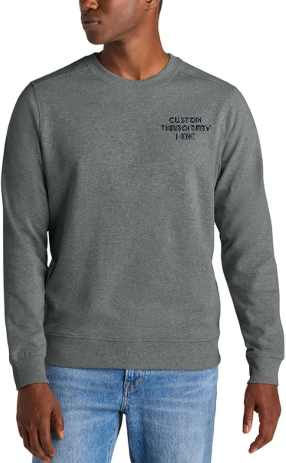 

Мужской свитшот с вышивкой на заказ, Midweight Fleece LOGO IMPRESSION