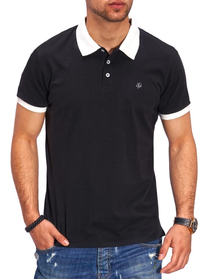 

Футболка поло Jack & Jones, черный